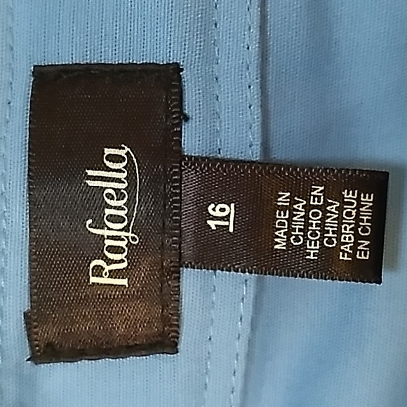 Rafaella Blue 3/4 Zip Business/Office Jacket. Size 16 NWOT - Picture 6 of 7